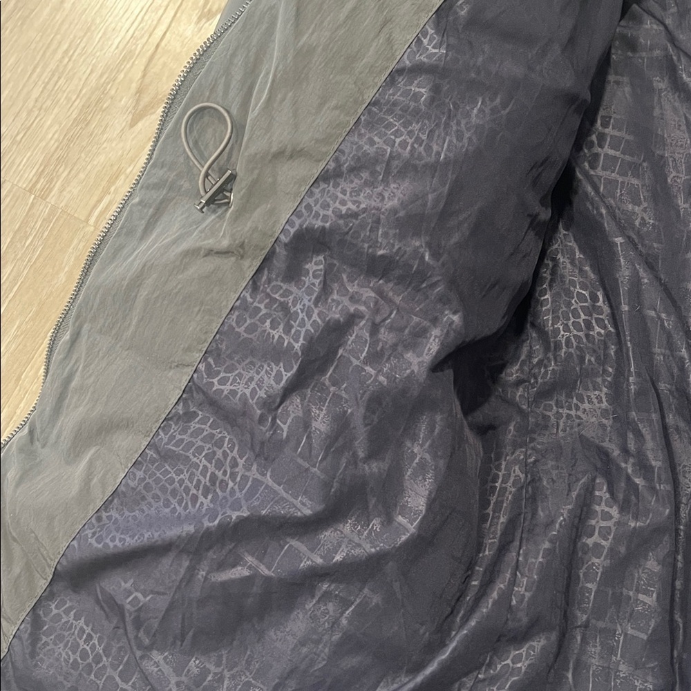 Sam Edelman Charcoal Hooded Puffer Jacket - Picture 6 of 6